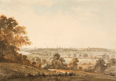 Lot 513 - Turner of Oxford (William, 1789-1862). Landscape with distant view of Oxford