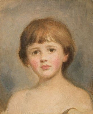 Lot 510 - Taylor (Edward Richard, 1838-1911, attributed to). Portrait of a young girl