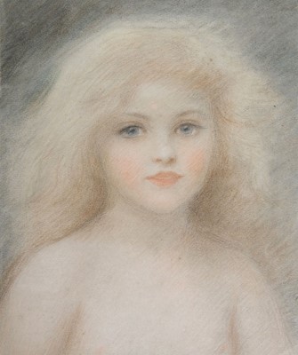 Lot 510 - Taylor (Edward Richard, 1838-1911, attributed to). Portrait of a young girl
