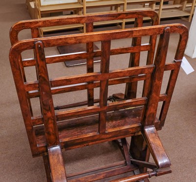 Lot 197 - Map / Print Folio Stand. A George IV rosewood folio stand