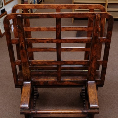 Lot 197 - Map / Print Folio Stand. A George IV rosewood folio stand