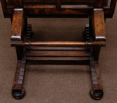 Lot 197 - Map / Print Folio Stand. A George IV rosewood folio stand