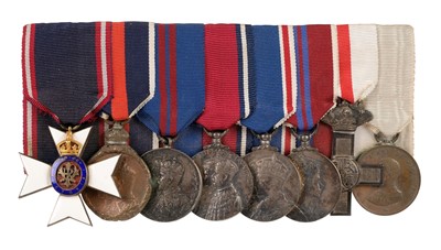 Lot 66 - Royal Victorian Order. An MVO group of eight medals