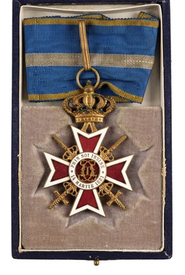 Lot 61 - Romania, Kingdom. Order of the Crown, 2nd type, Commander’s neck badge