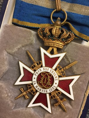 Lot 61 - Romania, Kingdom. Order of the Crown, 2nd type, Commander’s neck badge