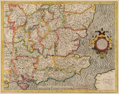 Lot 169 - Mercator (Gerard & Hondius Jodocus). SE & SW England & Wales, 1627 or later