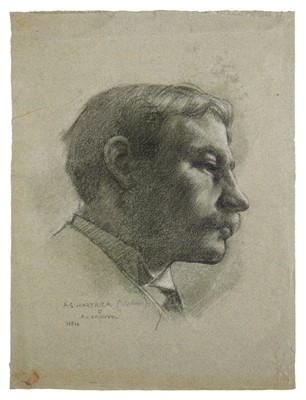 Lot 618 - Emanuel (Frank Lewis, 1886-1948). Portrait of Archibald Standish Hartrick, 1884