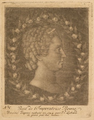 Lot 399 - Liotard (Jean Etienne, 1702-1789). Portrait of Maria Theresa, Empress of Austria, circa 1780