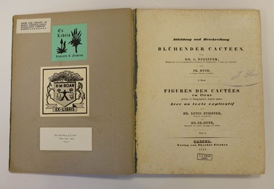 Lot 110 - Pfeiffer (Ludwig Georg Karl). Abbildung und Beschreibung Blühender Cacteen, 2 vols. in one, 1843-50