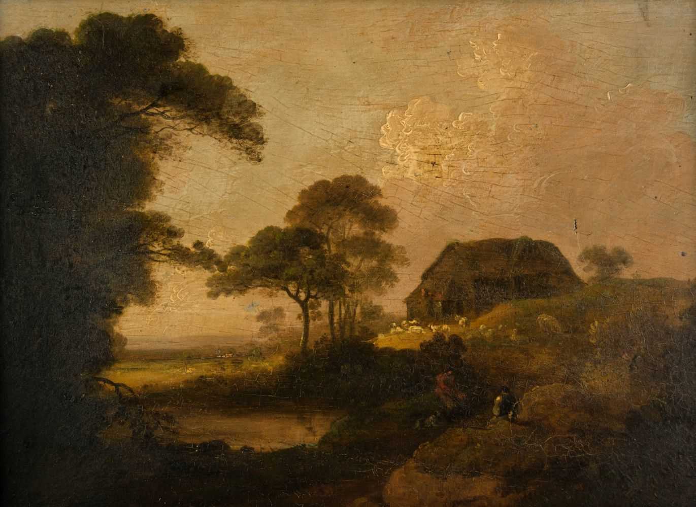 Lot 348 - Rathbone (John, 1750-1807, & George Morland 1763-1804). Landscape