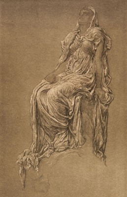 Lot 530 - Leighton (Frederic, 1830-1896, after). Study for The Spirit of the Summit