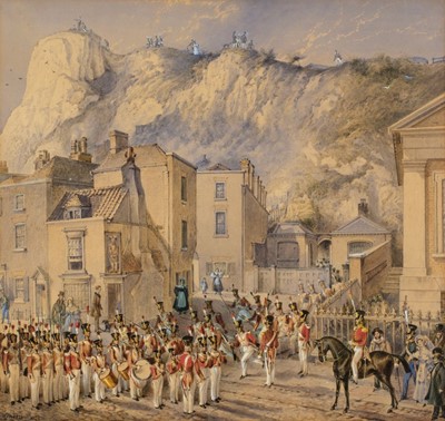 Lot 489 - Heath (William, 1795-1840). Grand Shaft Barracks, Dover