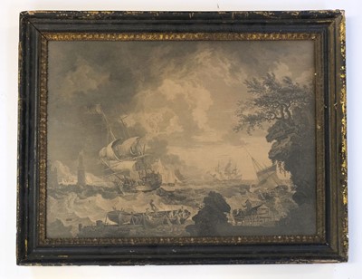 Lot 349 - Wright (Richard). Sea Piece with a Squall of Rain