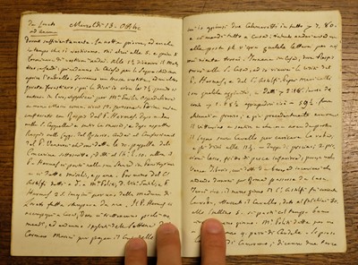 Lot 33 - Italy. Manuscript journal of visits to Loreto and environs, 1839-52