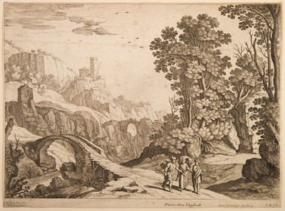 Lot 396 - Paul Bril (c.1553/54-1626). Five landscapes, early 17th century