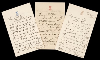 Lot 324 - Palmerston (Emily Temple, Viscountess, 1787-1869). Autograph Letters