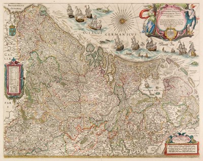 Lot 162 - Holland/Low Countries. Blaeu (Willem), Novus XVII Inferioris Germaniae..., circa 1640