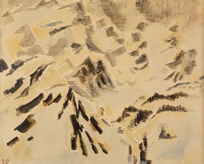 Lot 662 - Masson (Andre, 1896-1987). Montagne en hiver, 1951