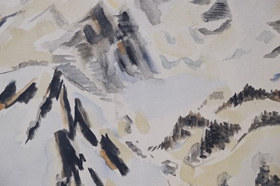 Lot 662 - Masson (Andre, 1896-1987). Montagne en hiver, 1951