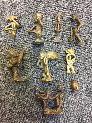 Lot 239 - Ashanti. A collection of Ashanti figural gold weights