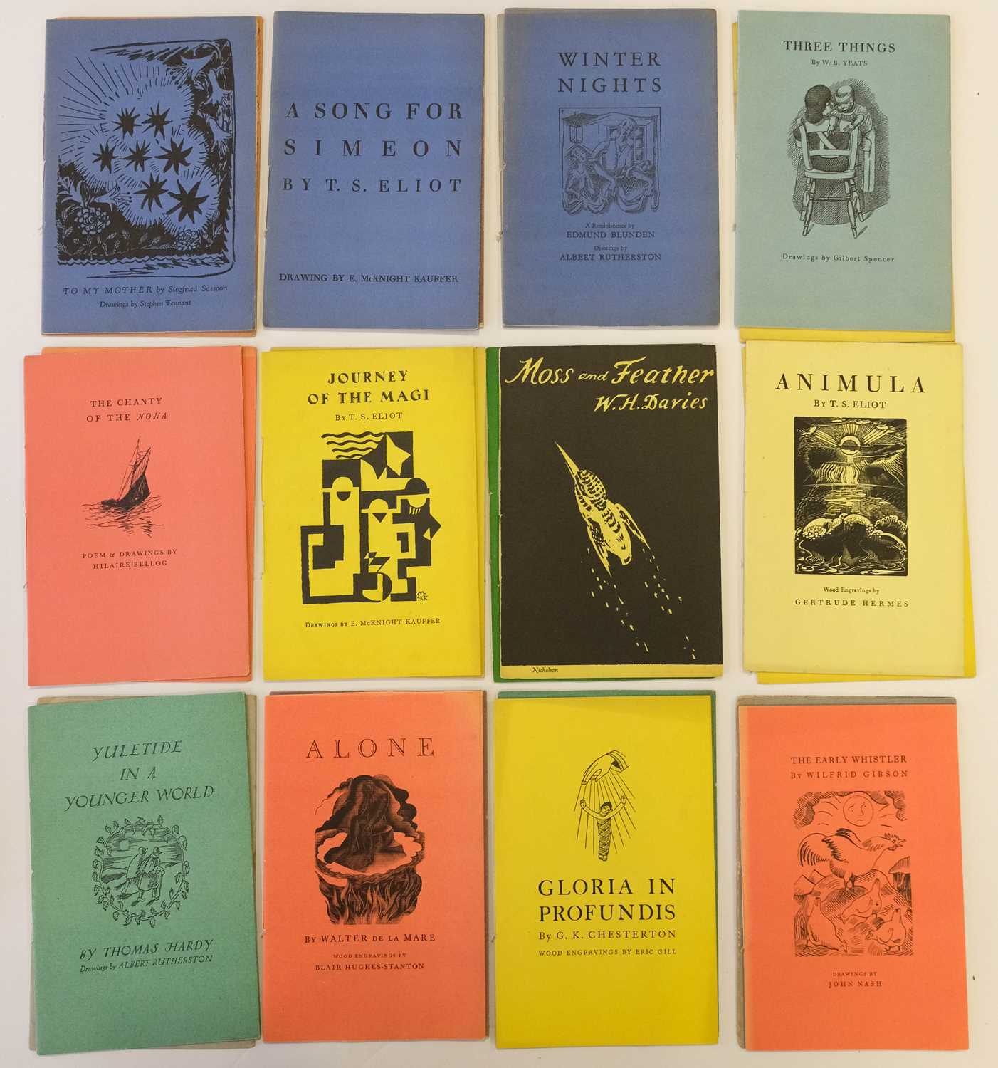 Lot 339 - Ariel Poems. A complete set, volumes