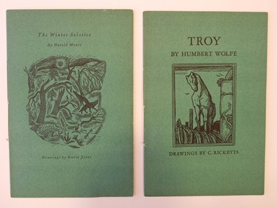 Lot 339 - Ariel Poems. A complete set, volumes 1-38,[1927-31]