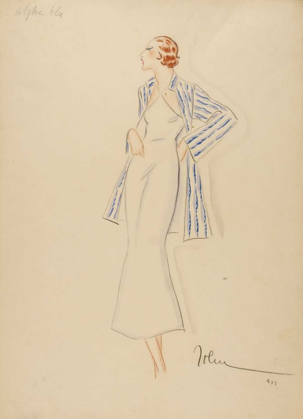 Lot 291 - Guida (John, 1896-1965). Fashion illustration, c. 1930