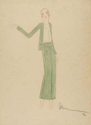 Lot 290 - Guida (John, 1896-1965). Fashion illustration, c. 1930