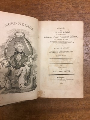 Lot 15 - Nelson. Memoirs of the Life and Death of Nelson, Liverpool, 1806, 2 copies on WorldCat