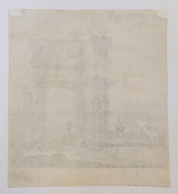 Lot 384 - Della Bella (Stefano, 1610-1664). Temple of Concord and Roman Forum