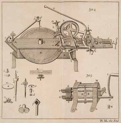 Lot 278 - Emerson (William). The Principles of Mechanics, 2nd ed., London: J. Richardson, 1758