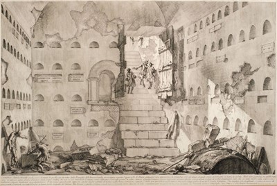 Lot 402 - Piranesi (Giovanni Battista, 1720-1778). Camera Sepolcrale..., 1736