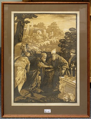 Lot 51 - Jackson (John Baptist, 1701-circa 1780). Melchisedek meeting and blessing Abraham