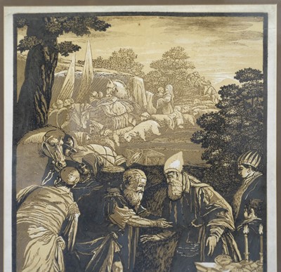 Lot 389 - Jackson (John Baptist, 1701-circa 1780). Melchisedek meeting and blessing Abraham