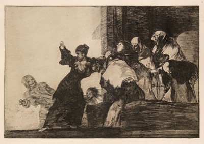 Lot 392 - Goya (Francisco de, 1746-1828). Disparate Pobre