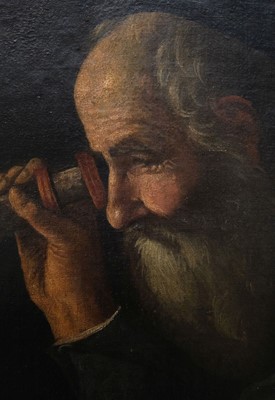 Lot 346 - Italian School. Portrait of an Astronomer, said to be Galileo, 17th century