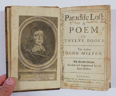 Lot 299 - Milton (John). Paradise Lost, 2nd edition, 1674