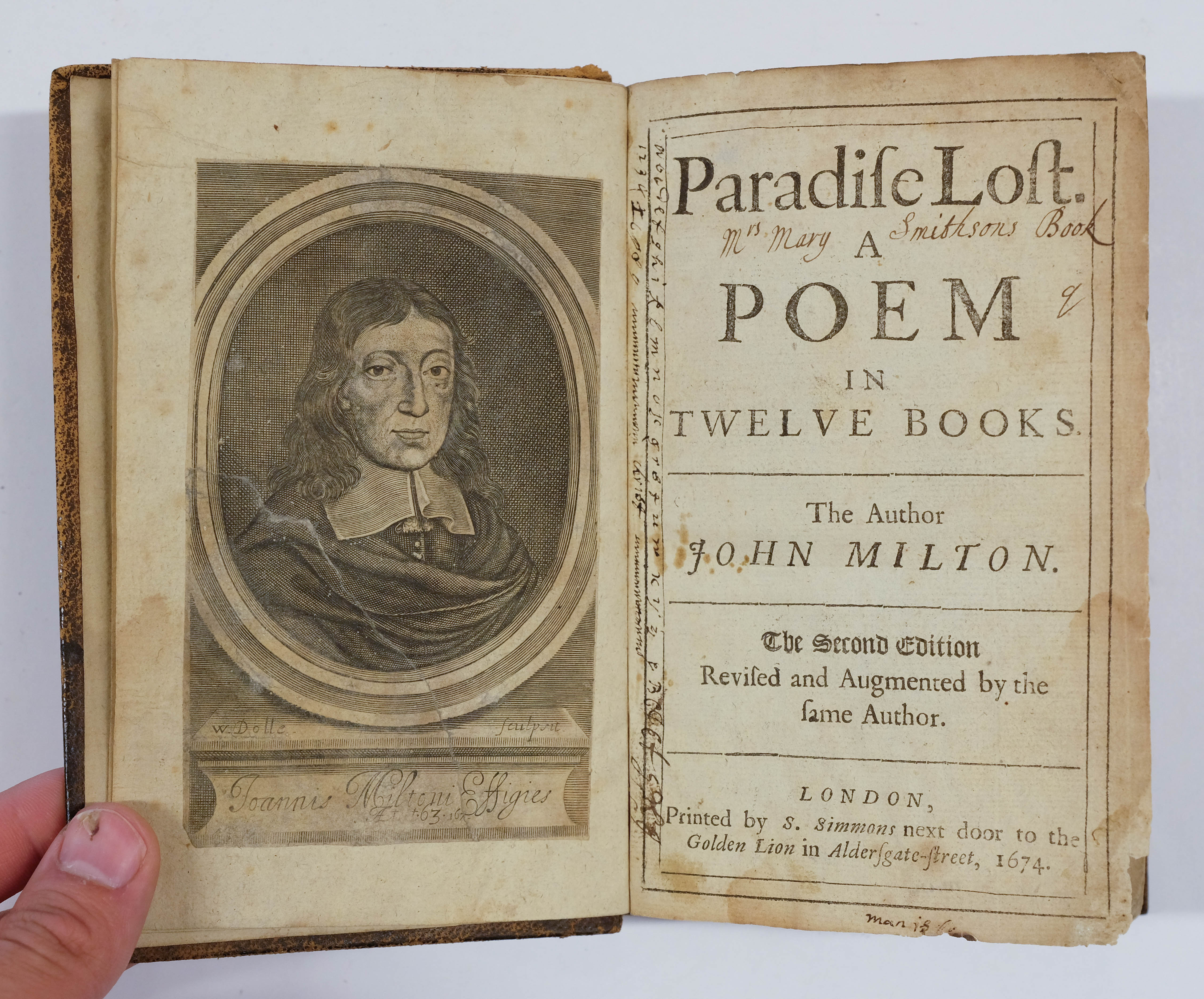 Lot 299 - Milton (John). Paradise Lost, 2nd edition,