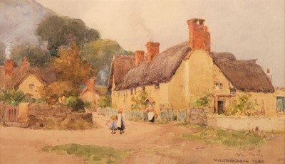 Lot 462 - Ball (Wilfrid Williams, 1853-1917). "Autumn Morning", Minehead, Somerset, 1900