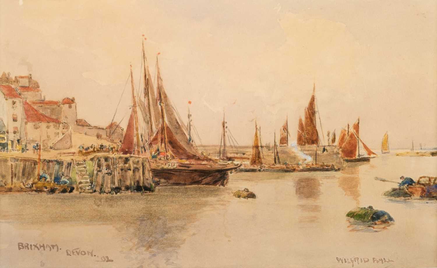 Lot 466 - Ball (Wilfrid Williams, 1853-1917). Brixham, Devon, 1892