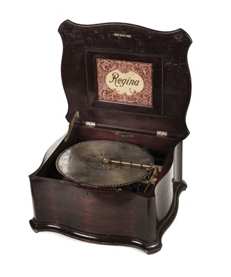 Lot 243 - Mechanical Music. An American Regina tabletop polyphon