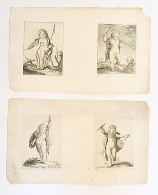 Lot 393 - Gole (Jacob, 1660-1737). Two Dancers in Costume