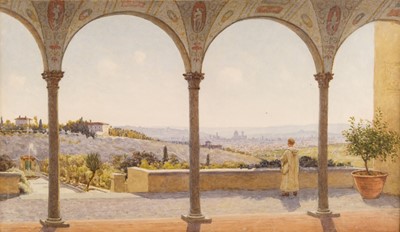 Lot 490 - Herkomer (Hubert von, 1849-1919). Panoramic View of Florence