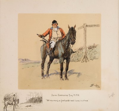 Lot 219 - Payne (Charles Johnston, 'Snaffles'). John Jorrocks Esq. M. F. H. circa 1923