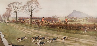 Lot 200 - Aldin (Cecil). The Cheshire Hunt, circa 1920