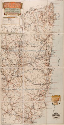 Lot 120 - Australia. Four folding maps, circa 1930