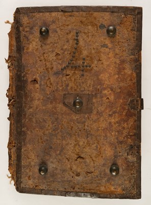 Lot 265 - Antiphonal. A part volume containing 21 vellum leaves, 16th century