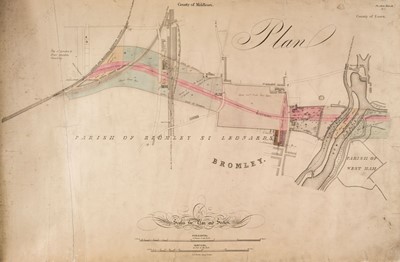 Lot 636 - Railways. London, Tilbury & Southend Parliamentary Plans & Sections 1852-56