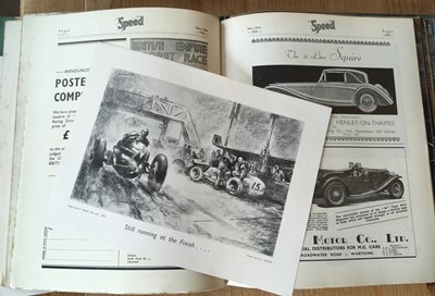 Lot 640 - Speed. Official Organ of the British Racing Drivers' Club, volumes 1