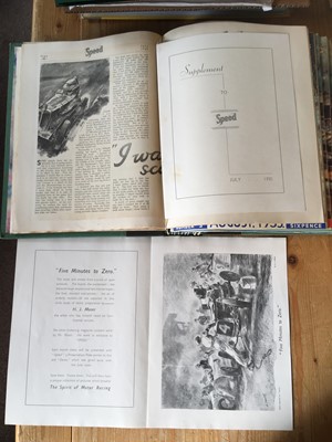 Lot 640 - Speed. Official Organ of the British Racing Drivers' Club, volumes 1